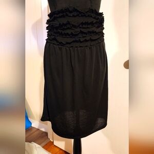 blk high waist skirt